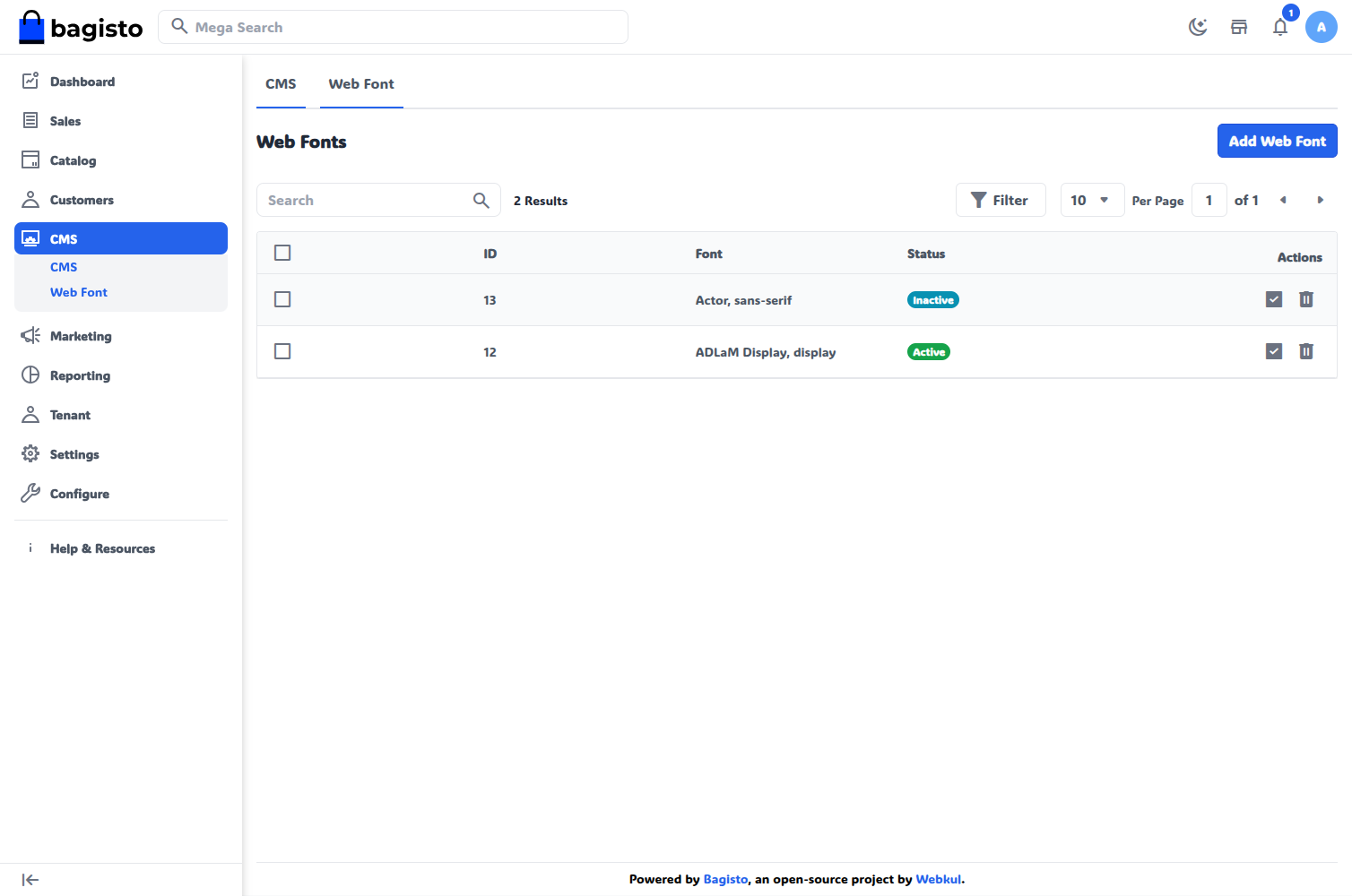 Laravel Multi Company SaaS Web Fonts Slider Image 4