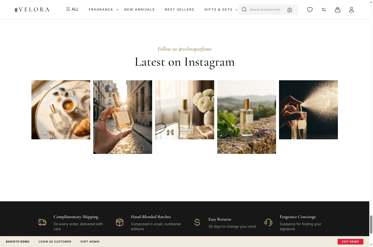Bagisto Perfume Theme Slider Image 4