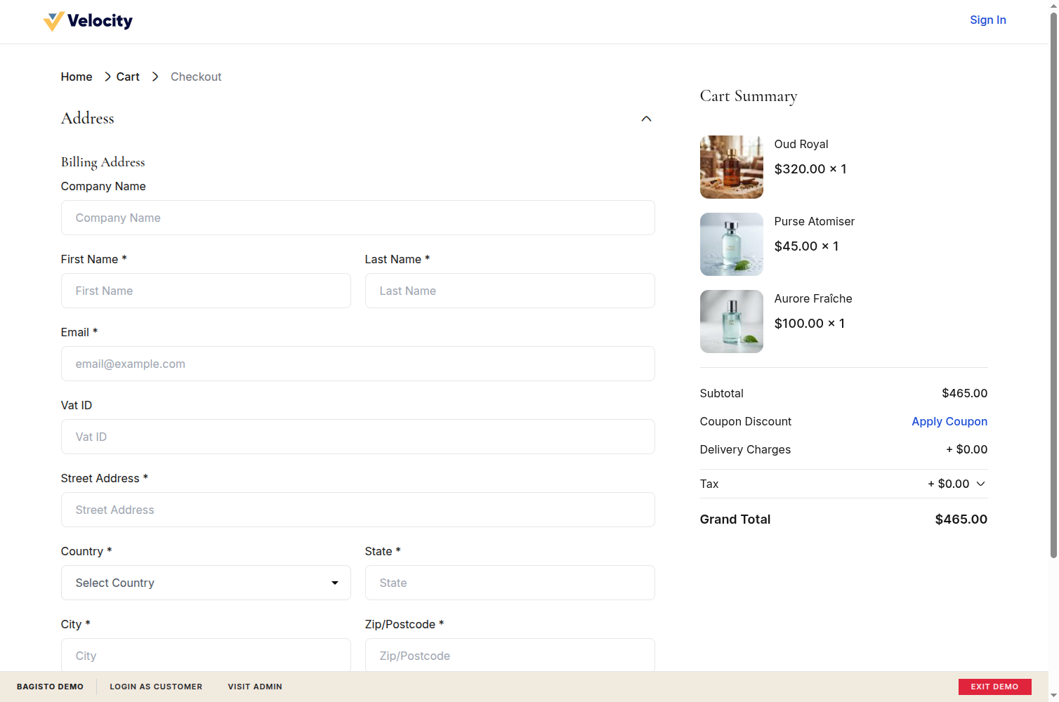 Bagisto Perfume Theme Slider Image 9