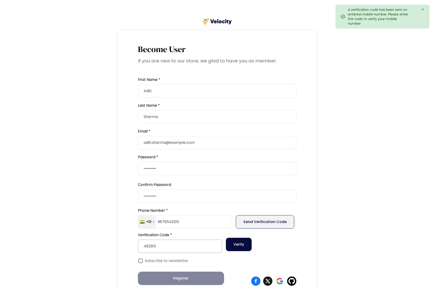 Laravel eCommerce SaaS Phone Login Slider Image 4