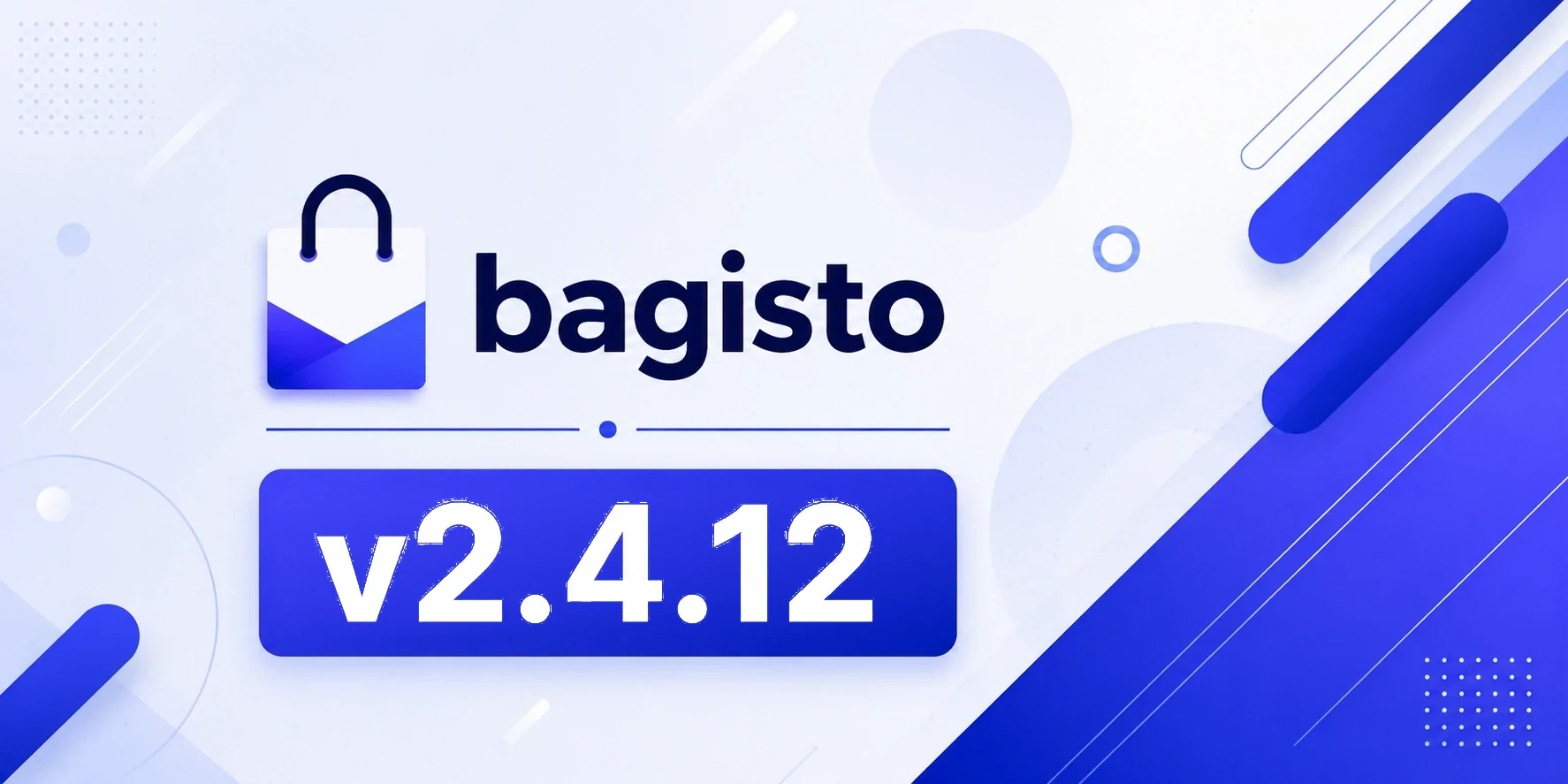 Bagisto v2.4.12 release banner