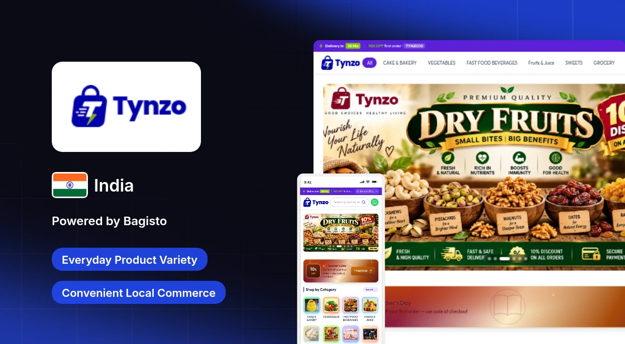 TYNZO | Indian Firm Builds a Hyperlocal Quick-Commerce Platform