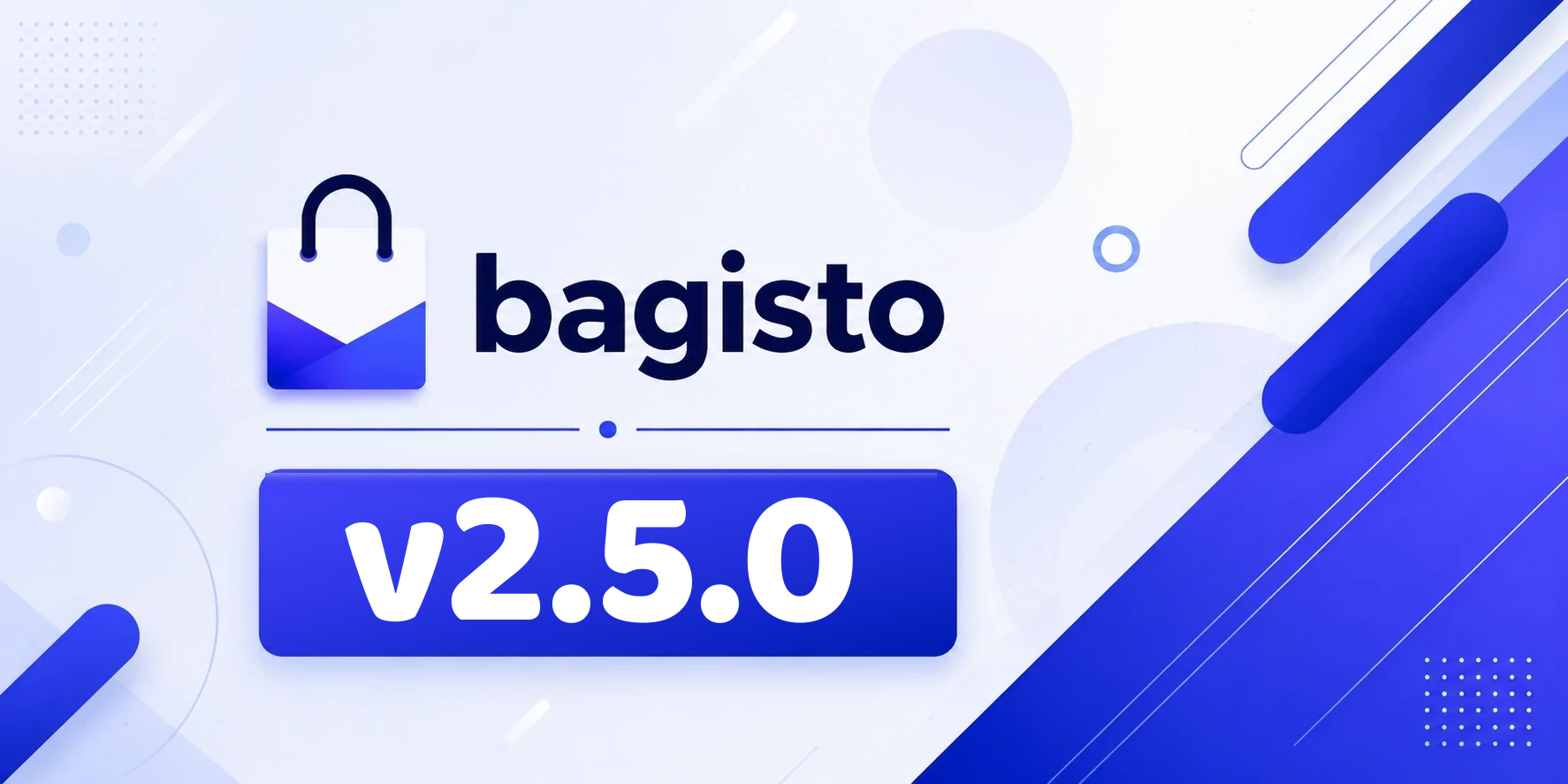 Bagisto v2.5.0 release banner